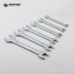 IRONCUBE ANSI Standard Double Open End Wrench Set
