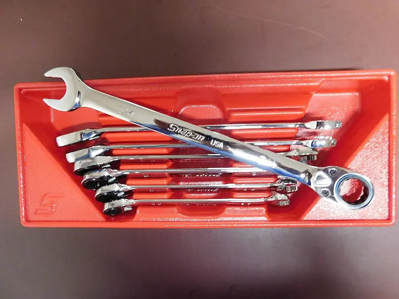 Snap-on Ratchet Wrench Set