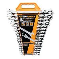 Gearwrench ratcheting wrench set