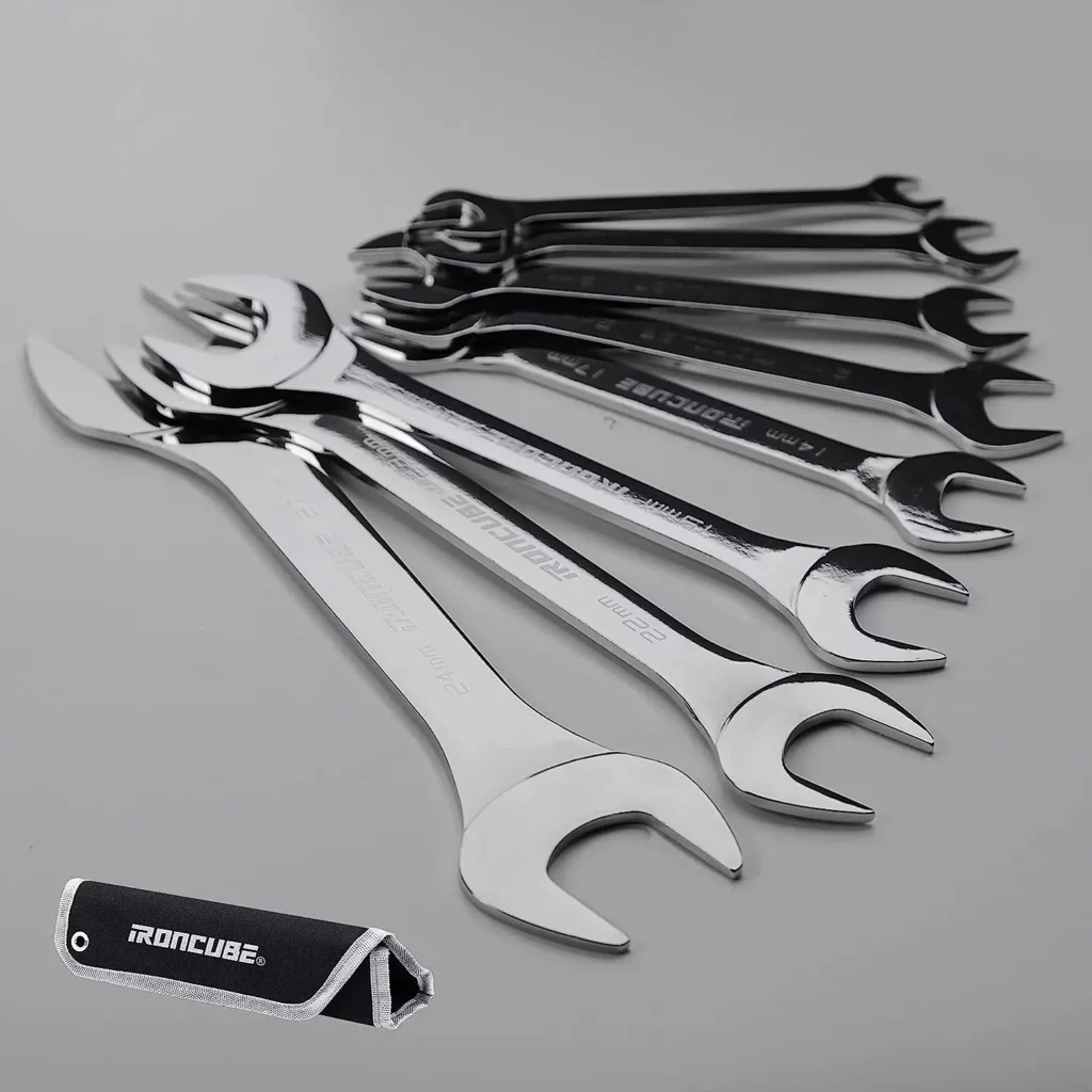 thumbnail image 2 of YnGia Double End Silver Wrench 7PCS Open Ended Spanner Ultra Thin 1.5 2 of 11
