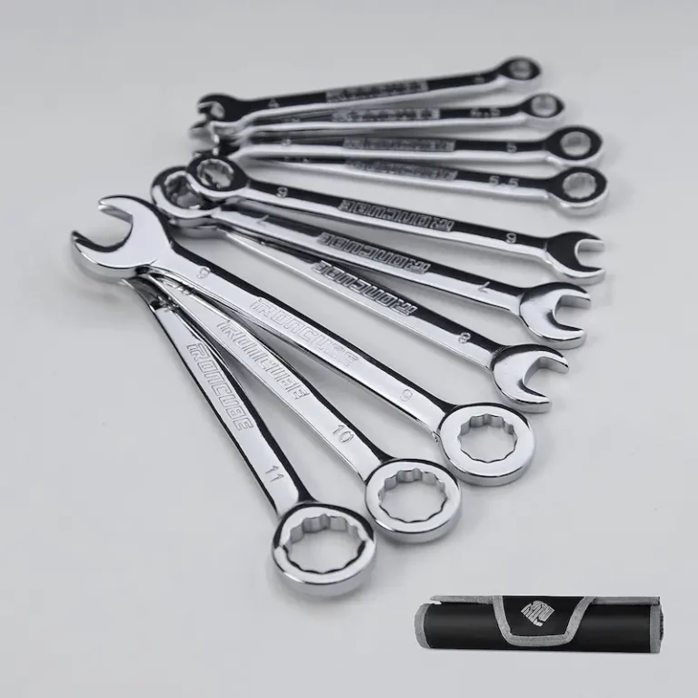 Mesee 20 Pieces Mini Wrench Set, Metric & SAE Combination Wrench Set 4-11mm & 5/32\"-7/16\" Open And Box End Wrenches Small Ignition Wrench Spanner...
