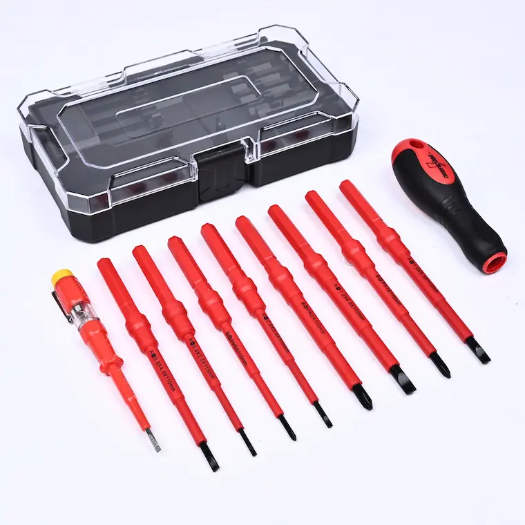 9-Piece Electrician Insulated Screwdriver Set