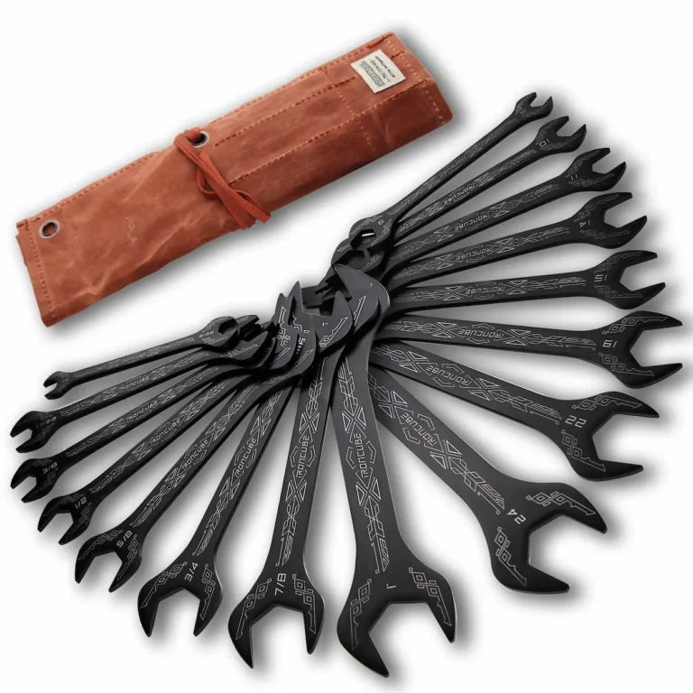 16-Piece Black Thin Wrench Set