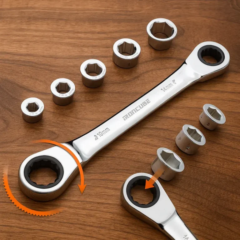 Jetech Double Box End Ratcheting Wrench (10mm X 11mm), Metric