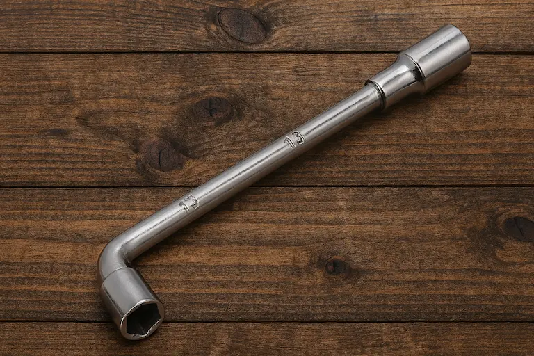 L-shaped socket wrench