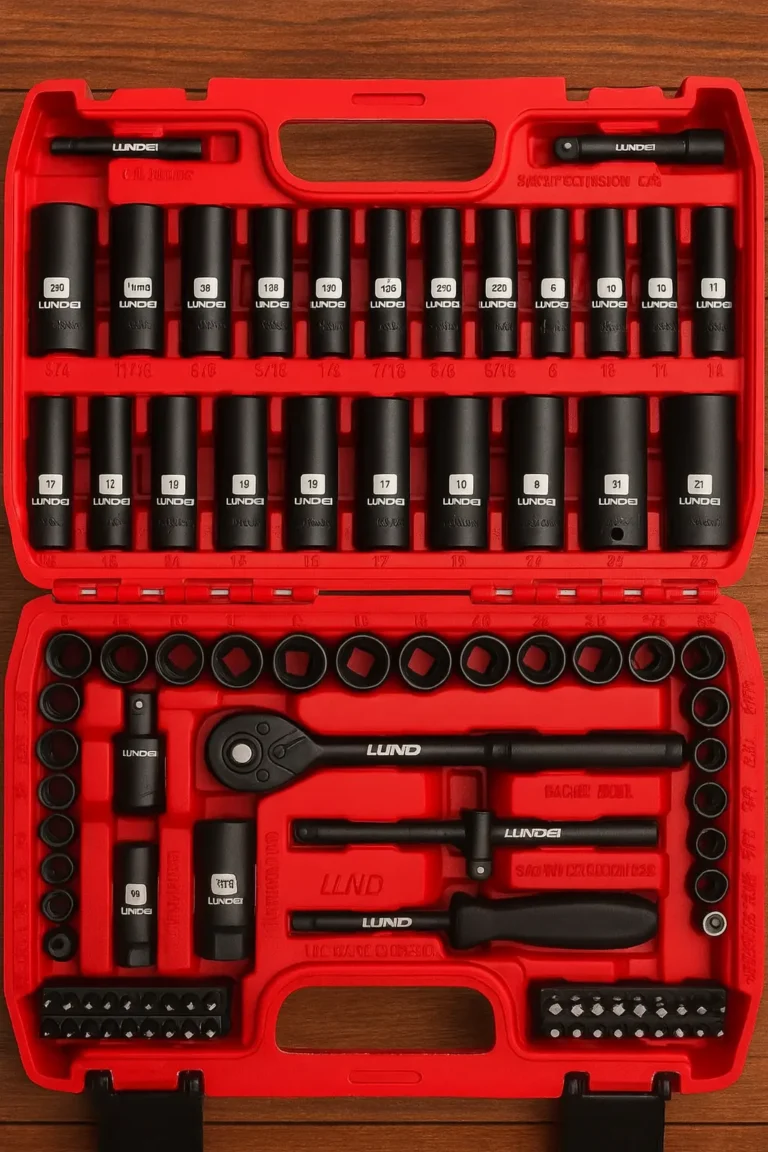 LLNDEI 95-Piece 3/8" Drive Impact Socket Set