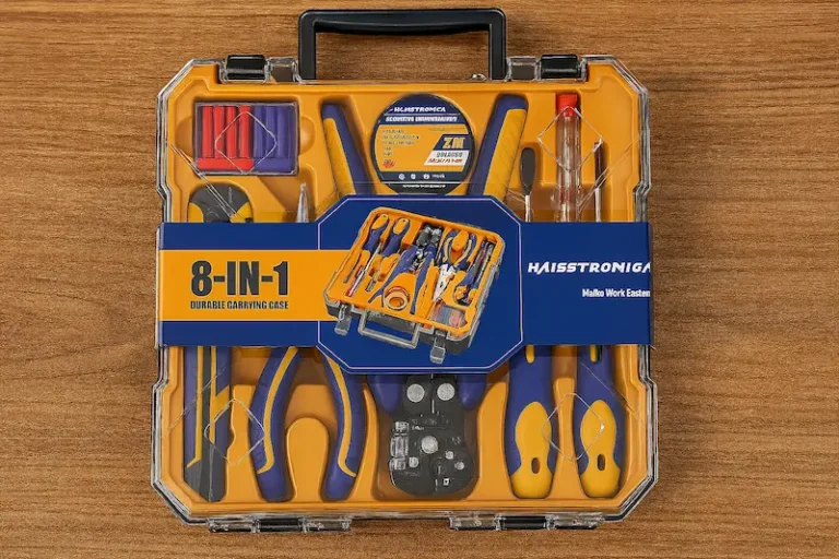 haisstronica 8-IN-1 Self-Adjusting Wire Stripper Household Tool Kit
