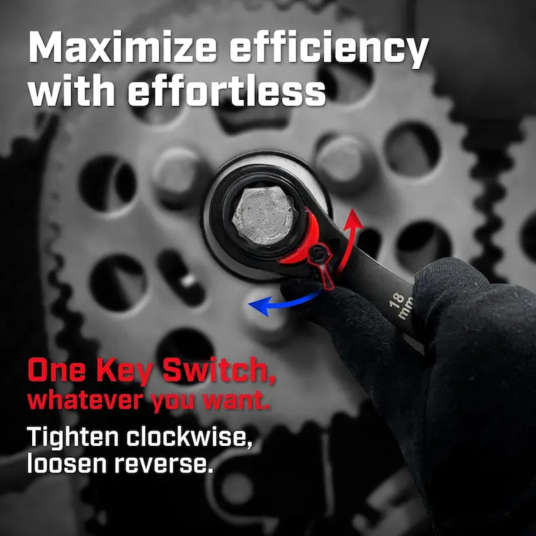 how to use Reversible Ratcheting Wrench