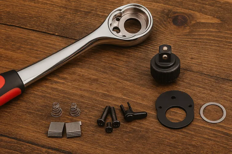 How does ratchet wrench work - internal mechanism with pawl and teeth