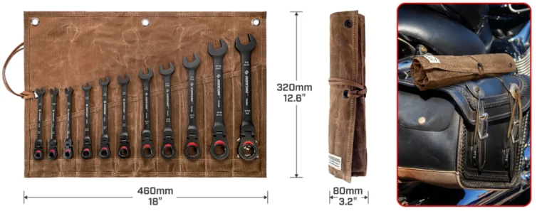 Flex‑Head Ratcheting Wrench Set