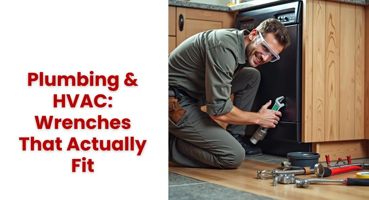 Plumbing & HVAC Wrenches That Actually Fit