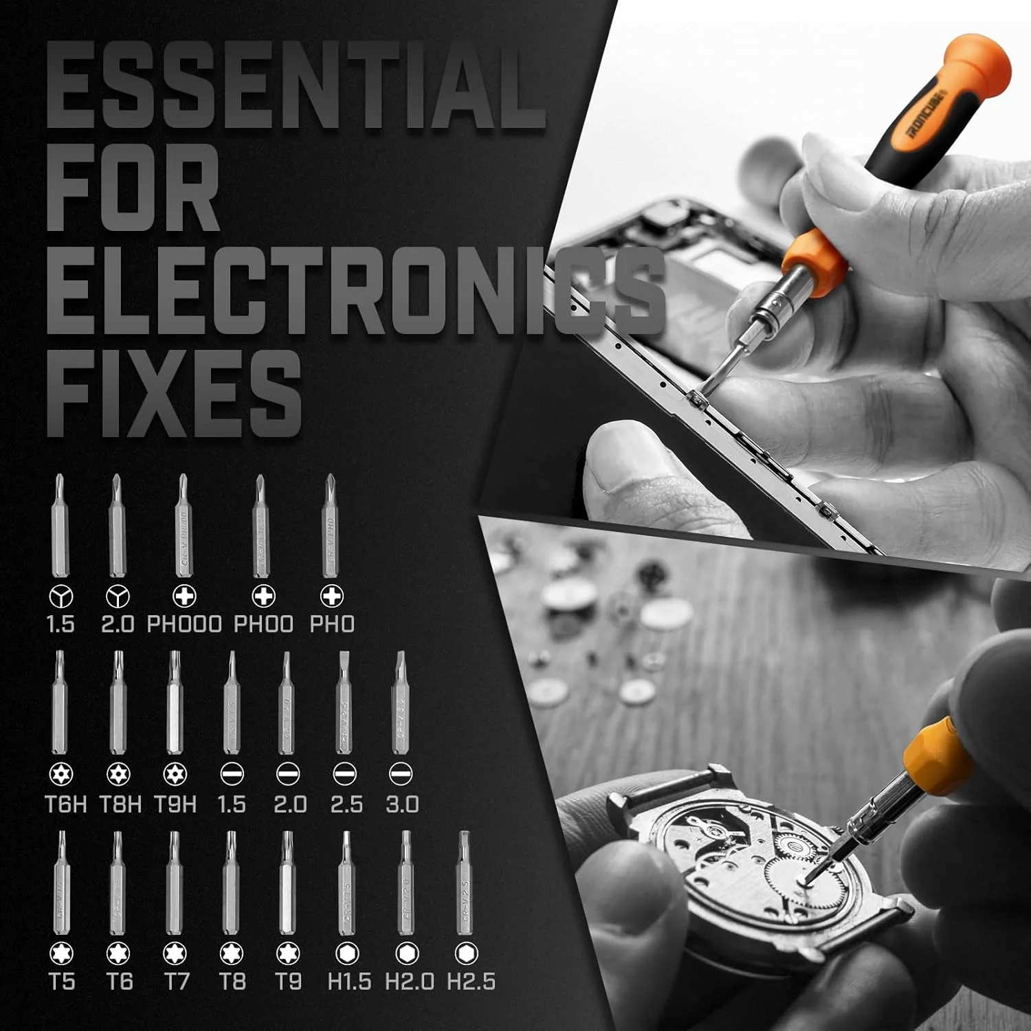 Ratcheting Screwdriver Set with Magnetic Tip