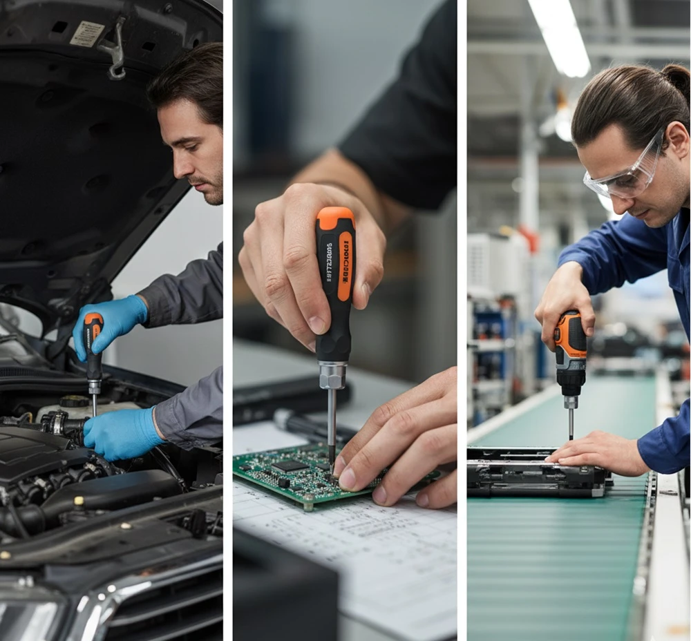 Two Tone Ratchet Screwdriver