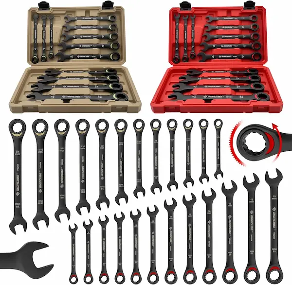 24-Piece Ratcheting Wrench Set