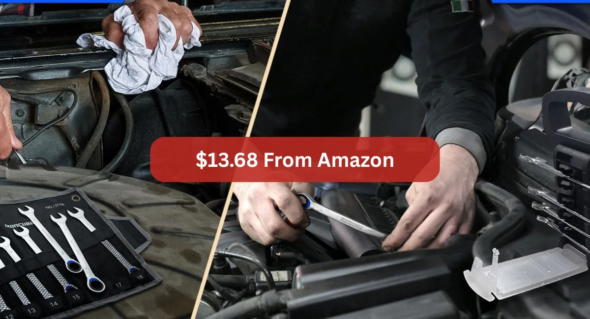 5-Piece Ratchet Wrench Set - A Handy Kit for Daily