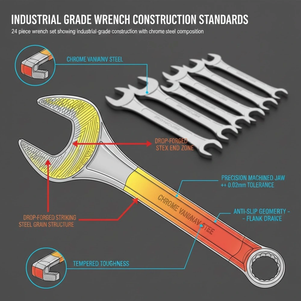 Understanding Industrial-Grade 24 Piece Wrench Set Requirements