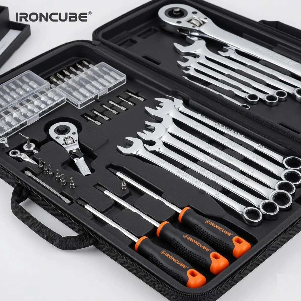 Variety of IRONCUBE Wrenches and Screwdrivers Set