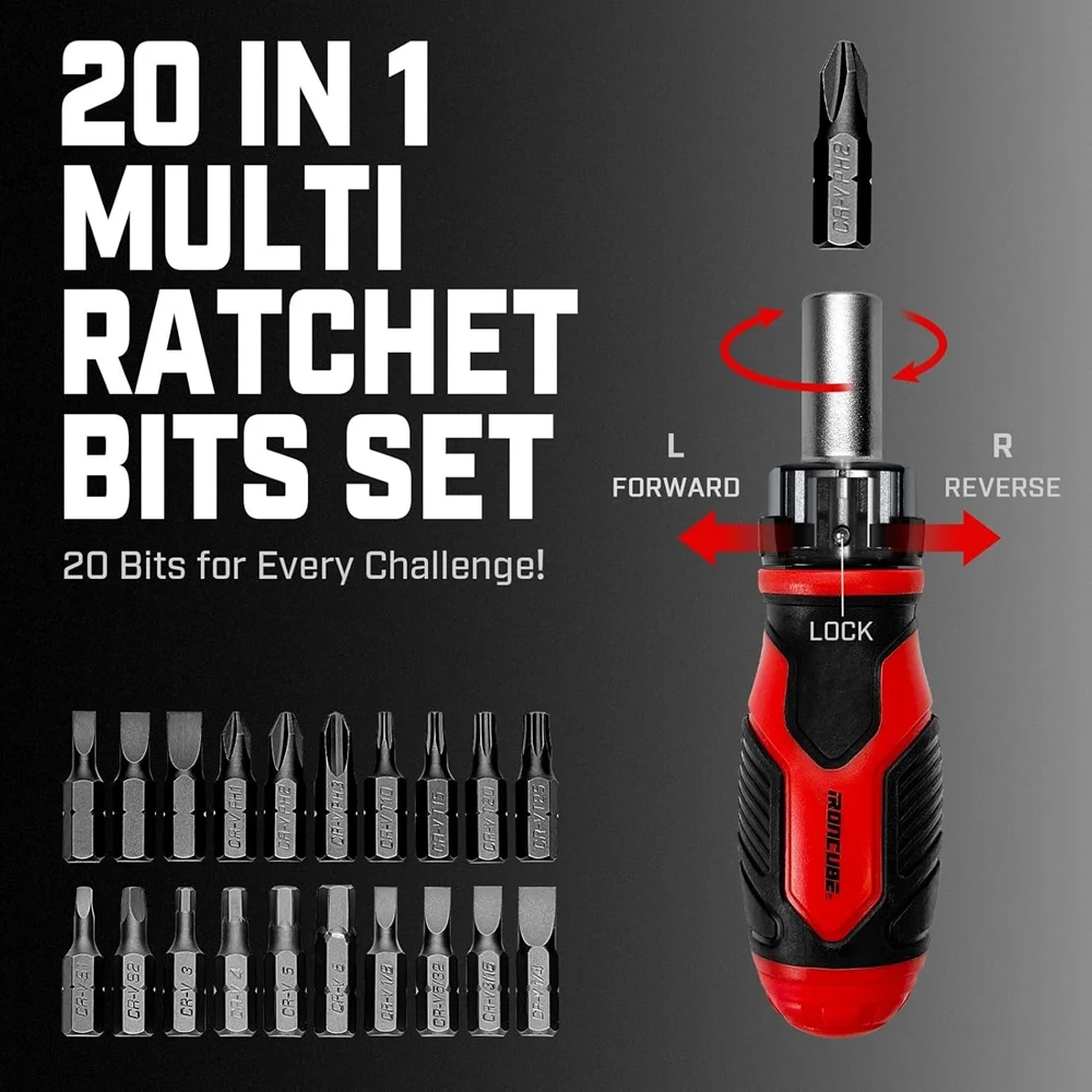 53-Piece Socket Ratchet Wrench Se