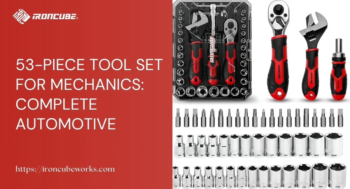 53-Piece Tool Set for Mechanics: Complete Automotive Repair Coverage