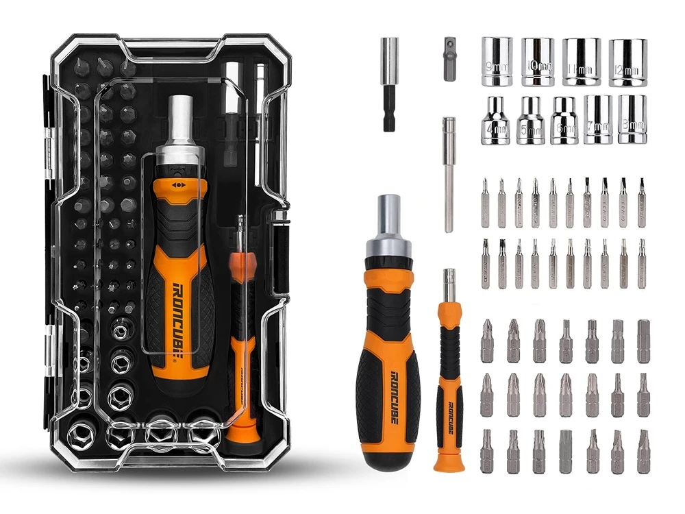 56-Piece Ratchet Screwdriver Set