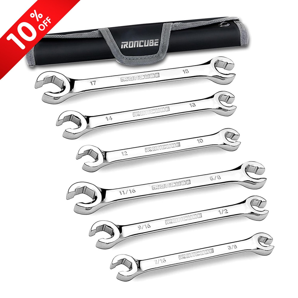 6-Piece Line Wrench Set