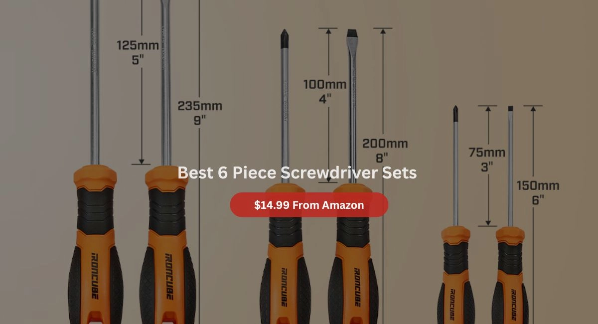 Best 6 Piece Screwdriver Sets for Everyday