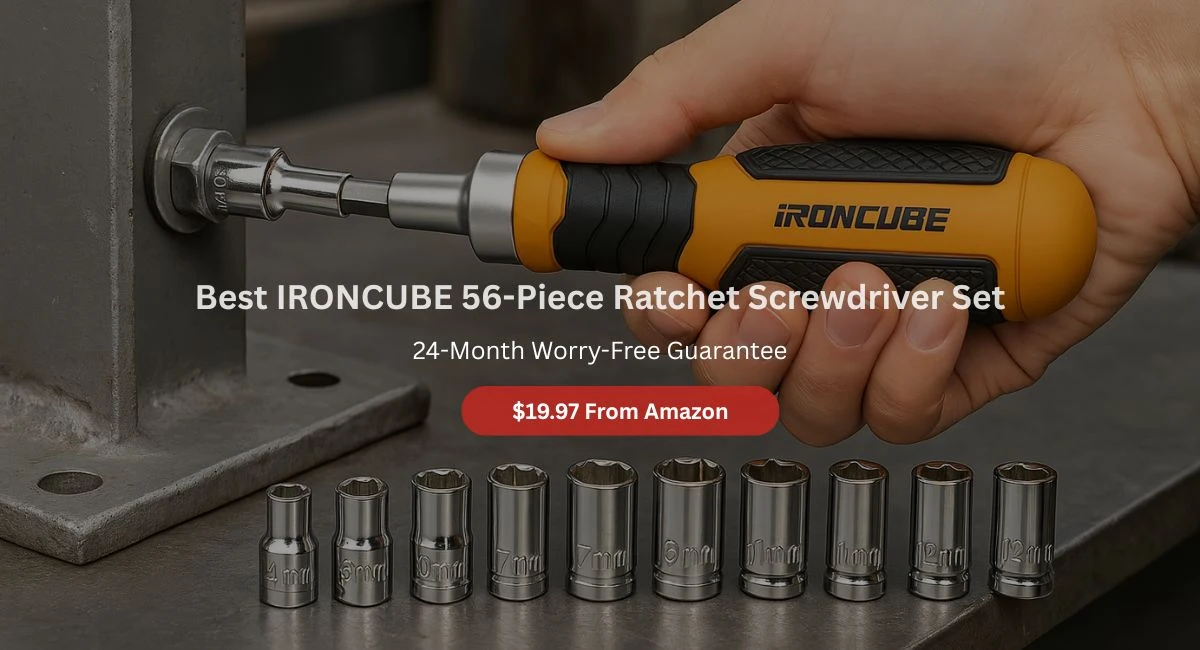 Best IRONCUBE 56-Piece Ratchet Screwdriver Set A Complete Review