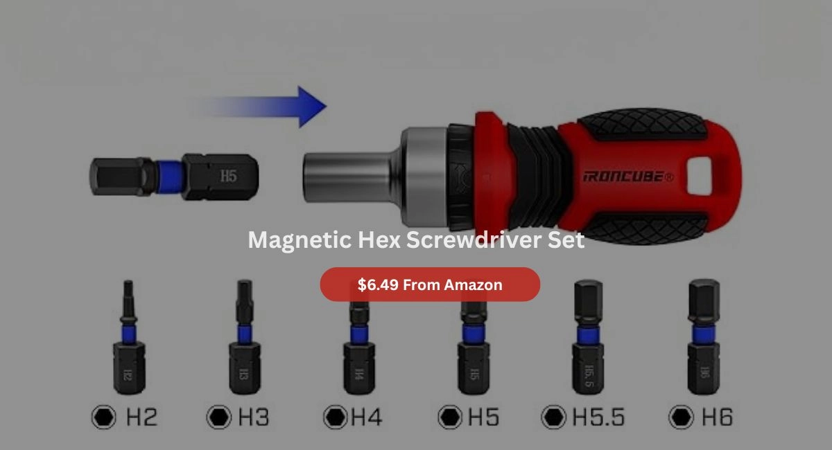 Magnetic Hex Screwdriver Set
