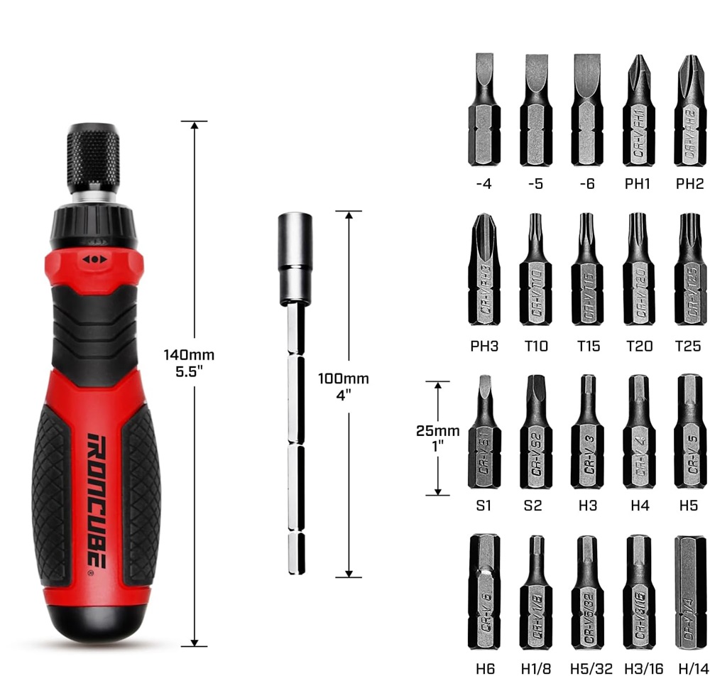  21 in 1 Magnetic Screwdriver Bit Set