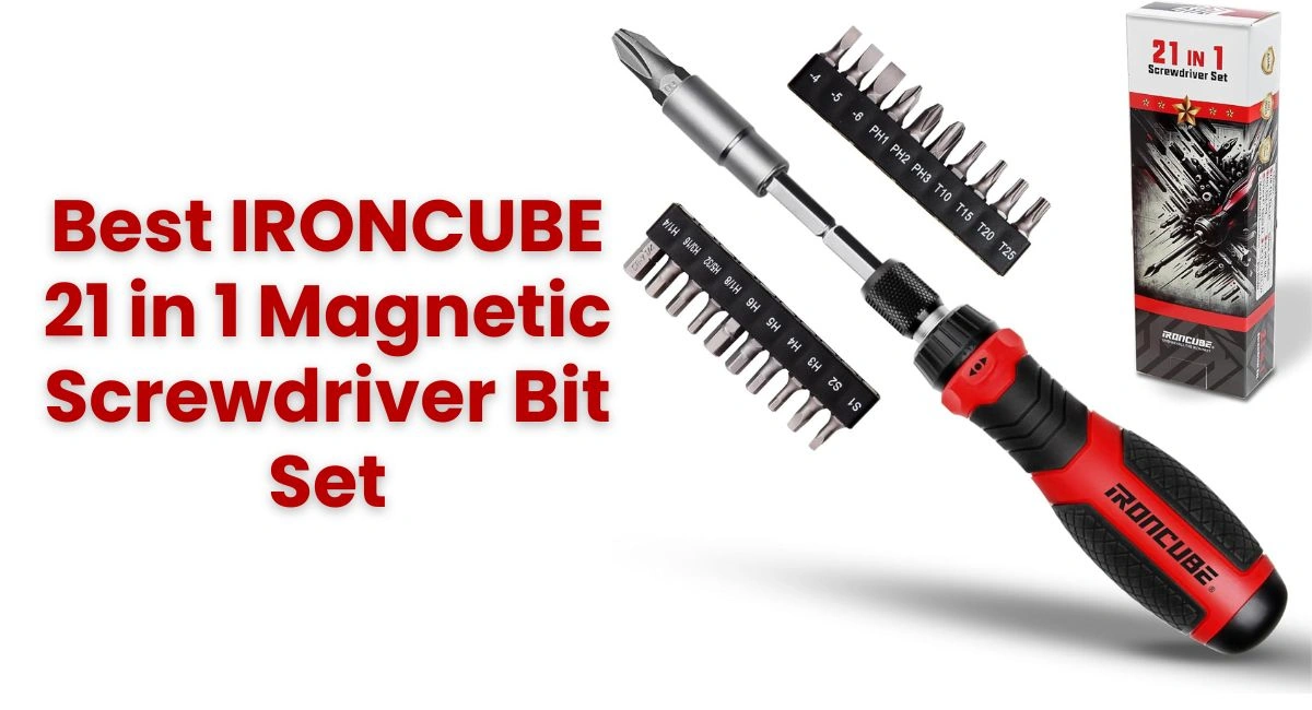 Best IRONCUBE 21 in 1 Magnetic Screwdriver Bit Set