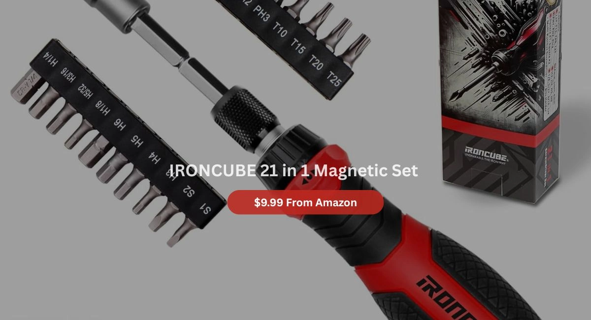 IRONCUBE 21 in 1 Magnetic Set Features and Benefit
