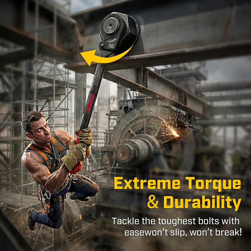 Jumbo Friction Type Ratcheting Wrench