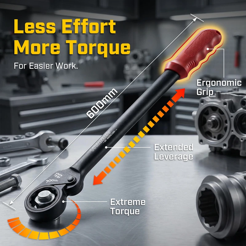Jumbo Friction Wrench 46mm – Ratcheting Box End