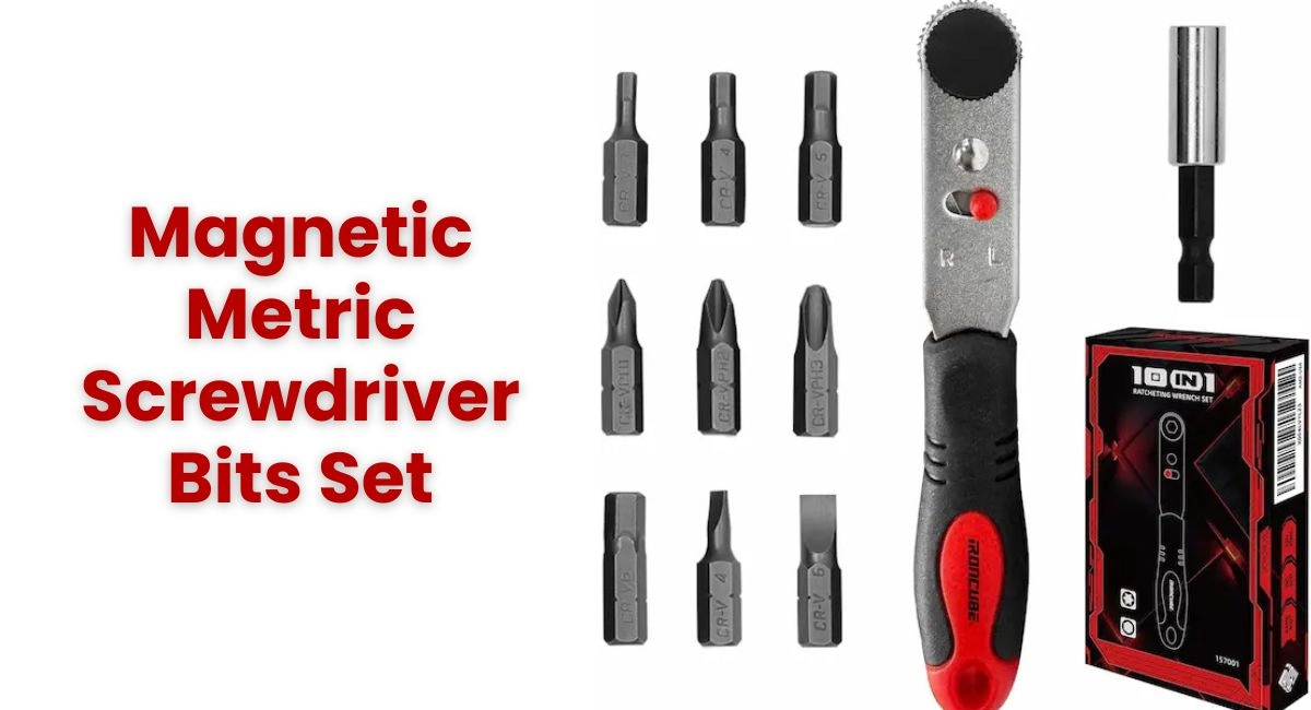 Magnetic Metric Screwdriver Bits Set