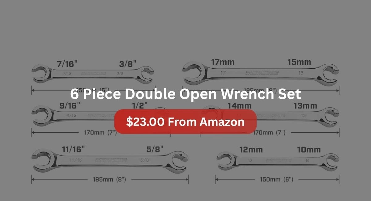 Best 6 Piece Double Open Wrench Set