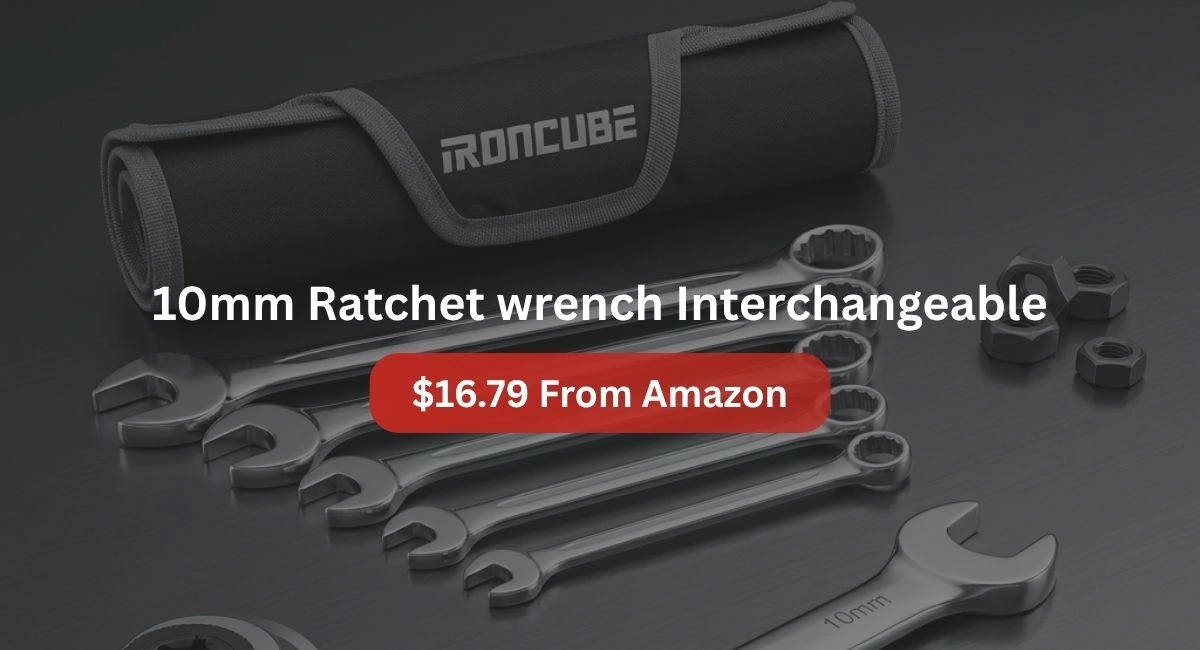 10mm ratchet wrench interchangeable