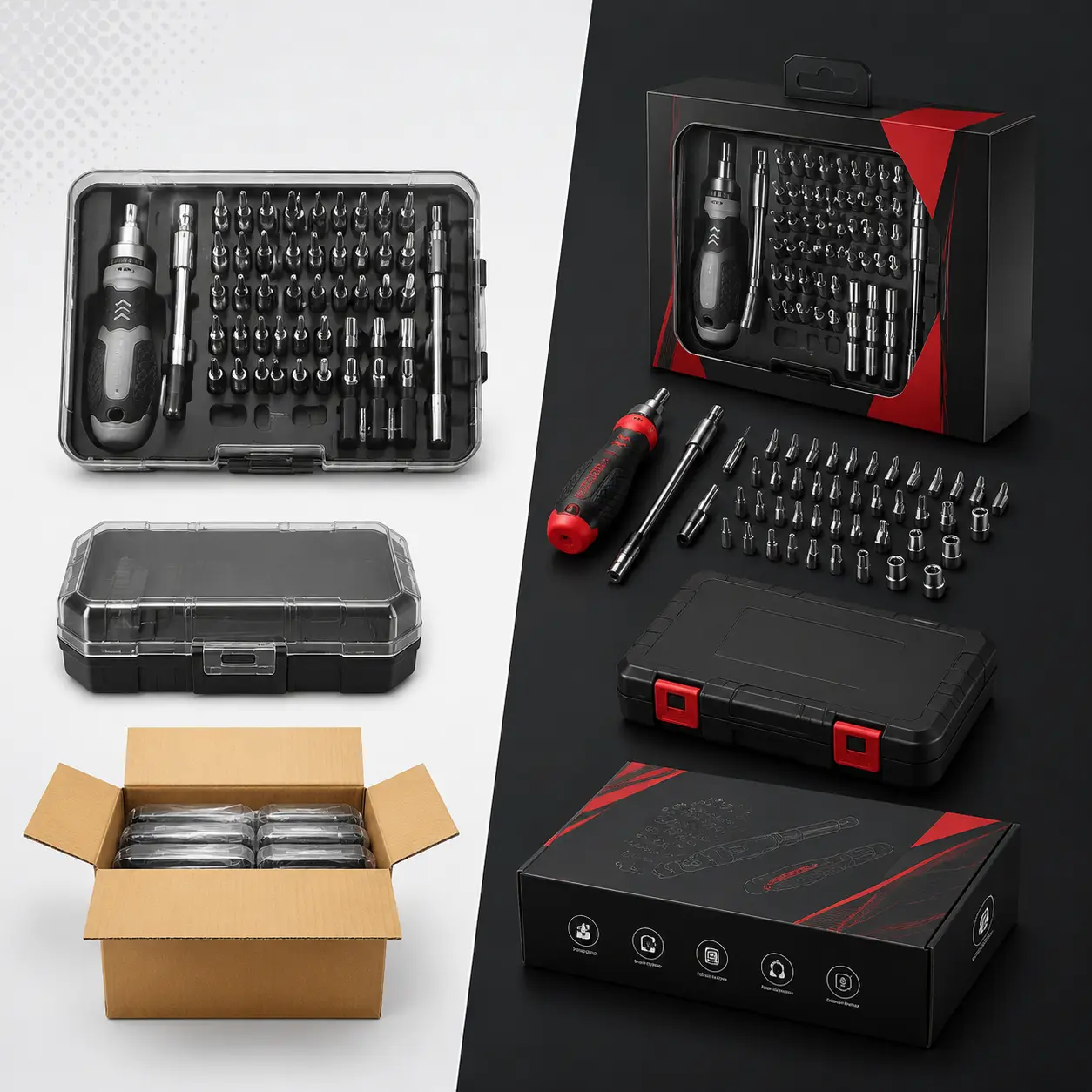 Bulk Interchangeable Screwdriver Sets