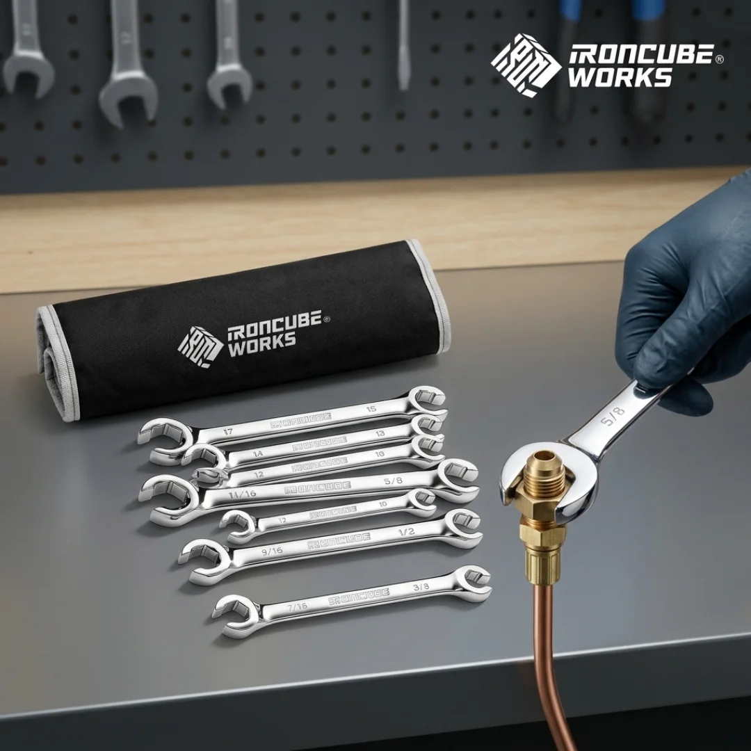 Flare Nut Wrench Set: Stop Rounding Fluid-Line Fittings